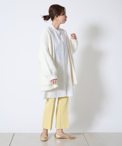 DouDou（ドゥドゥ）の「ビッグチュニックシャツ（シャツ/ブラウス・レディース・ホワイト・FREE）」の21枚目の写真