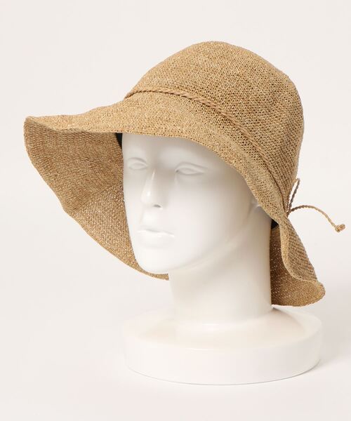 dazzlin（ダズリン）の「シングルリボンハット（ハット・レディース・ベージュ/ブラウン・FREE）」の2枚目の写真