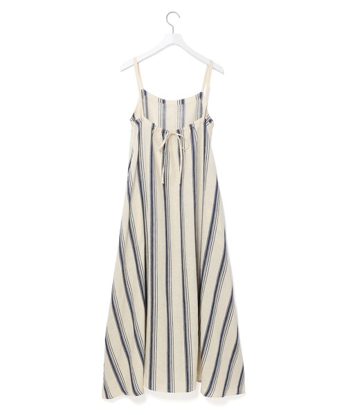 ADAM ET ROPE'（アダムエロペ）の「【missing you already】STRIPE STRAP DRESS（ワンピース・レディース・ベージュ系その他・1）」の2枚目の写真