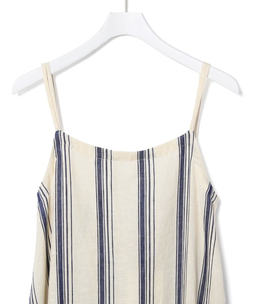 ADAM ET ROPE'（アダムエロペ）の「【missing you already】STRIPE STRAP DRESS（ワンピース・レディース・ベージュ系その他・1）」の4枚目の写真