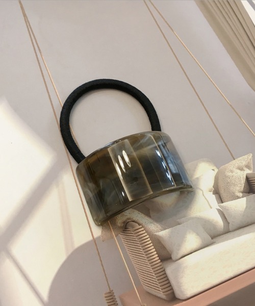 aimoha（アイモハ）の「韓国風ヘアゴム（ヘアゴム・レディース・ブラウン/ネイビー・FREE）」の4枚目の写真