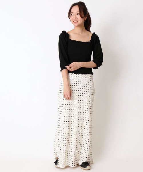 U by SPICK&SPAN(ユーバイスピックアンドスパン)の「≪追加≫サテンスカート 2◆(スカート・レディース・ホワイト・34/36/38)」の18枚目の写真