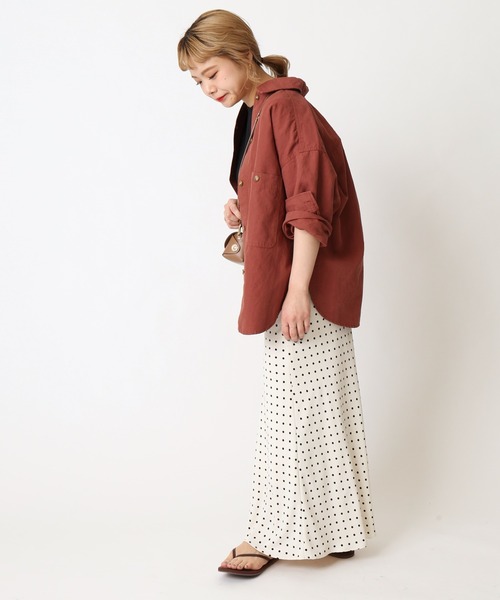 U by SPICK&SPAN(ユーバイスピックアンドスパン)の「≪追加≫サテンスカート 2◆(スカート・レディース・ホワイト・34/36/38)」の11枚目の写真