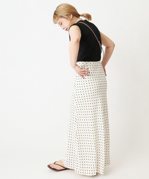 U by SPICK&SPAN(ユーバイスピックアンドスパン)の「≪追加≫サテンスカート 2◆(スカート・レディース・ホワイト・34/36/38)」の7枚目の写真