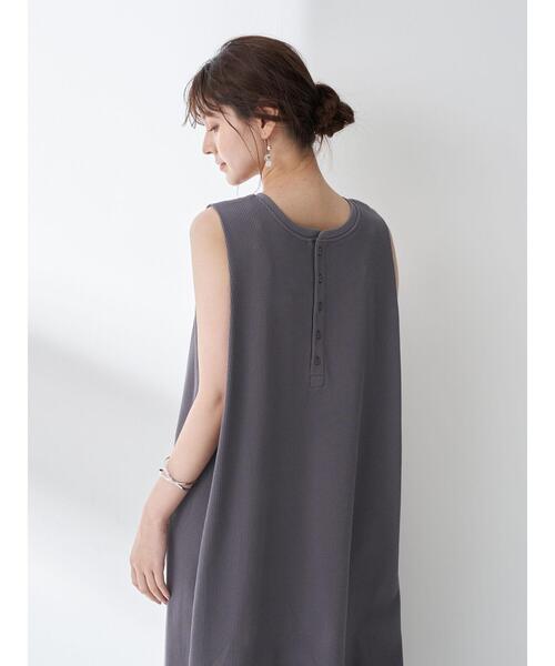 YECCA VECCA(イェッカヴェッカ)の「・2wayワッフルワンピース *(ワンピース・レディース・グレー/チャコールグレー/ミント・FREE)」の19枚目の写真