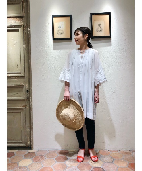 BEARDSLEY（ビアズリー）の「《FABIO RUSCONI/ファビオ・ルスコーニ》レザーサンダル（サンダル・レディース・ホワイト/レッド・38/36/37）」の5枚目の写真