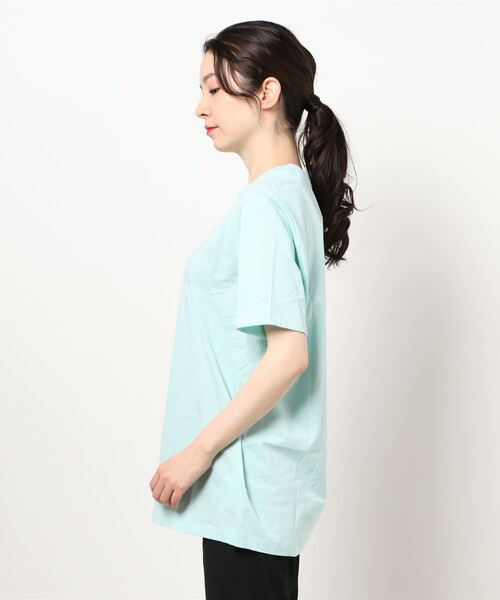 NIKE（ナイキ）の「【NIKE / ナイキ】ワンポイントロゴ半袖Tシャツ/S,M2サイズ展開（Tシャツ/カットソー・レディース・ホワイト/ブラック/ミント/ラベンダー・M/L/S）」の6枚目の写真