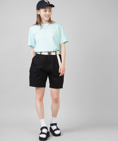 NIKE（ナイキ）の「【NIKE / ナイキ】ワンポイントロゴ半袖Tシャツ/S,M2サイズ展開（Tシャツ/カットソー・レディース・ホワイト/ブラック/ミント/ラベンダー・M/L/S）」の9枚目の写真