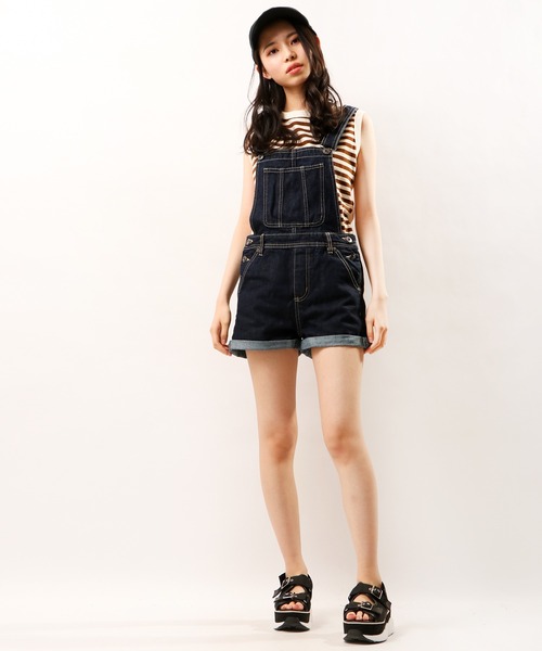 EXIT（イグジット）の「Exit スラブデニムショートパンツ