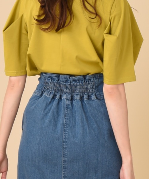 INTERPLANET（インタープラネット）の「フロントファスナーデニムタイトスカート（デニムスカート・レディース・ネイビー/ブルー・FREE）」の11枚目の写真