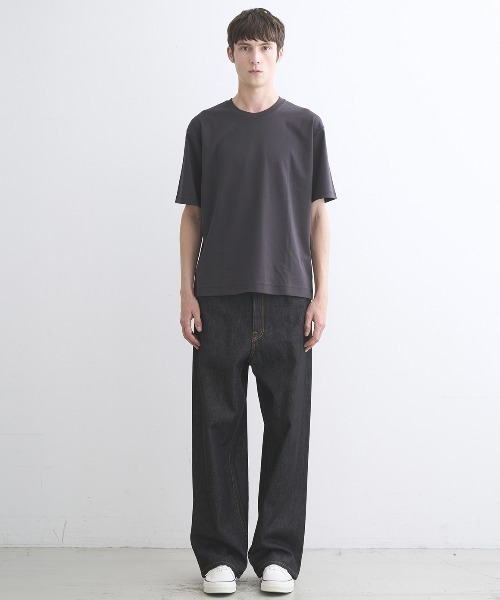 three dots（スリードッツ）の「【unisex】2パックTシャツ クルーネック/モックネック（Tシャツ/カットソー・メンズ・ホワイト/ブラック/グレー系その他2/チャコール・LARGE/MEDIUM/SMALL/X-SMALL/X-LARGE）」の22枚目の写真