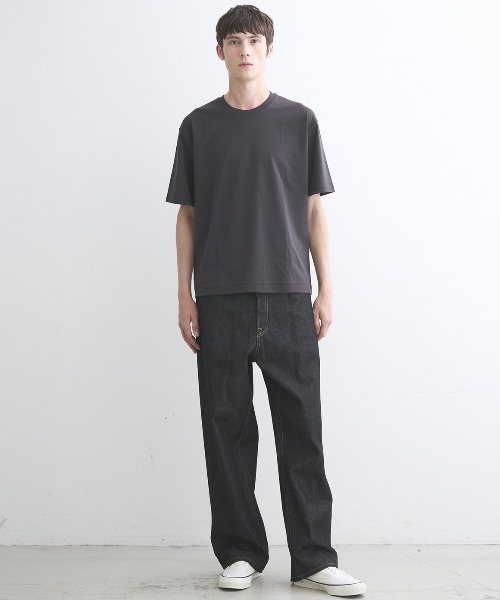 three dots（スリードッツ）の「【unisex】2パックTシャツ クルーネック/モックネック（Tシャツ/カットソー・メンズ・ホワイト/ブラック/グレー系その他2/チャコール・LARGE/MEDIUM/SMALL/X-SMALL/X-LARGE）」の18枚目の写真