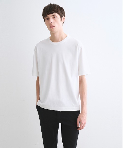 three dots（スリードッツ）の「【unisex】2パックTシャツ クルーネック/モックネック（Tシャツ/カットソー・メンズ・ホワイト/ブラック/グレー系その他2/チャコール・LARGE/MEDIUM/SMALL/X-SMALL/X-LARGE）」の17枚目の写真