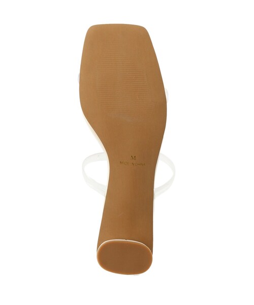 AG by aquagirl（エージーバイアクアガール）の「◆クリアベルトミドルヒールミュール（サンダル・レディース・ホワイト/グレー/ライトグリーン・02/03）」の10枚目の写真