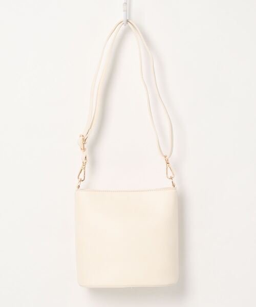 mysty woman（ミスティウーマン）の「ネットイン巾着バッグ 948430（ショルダーバッグ・レディース・ベージュ/オフホワイト・FREE）」の4枚目の写真