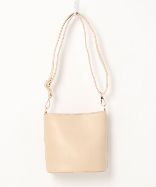 mysty woman（ミスティウーマン）の「ネットイン巾着バッグ 948430（ショルダーバッグ・レディース・ベージュ/オフホワイト・FREE）」の6枚目の写真