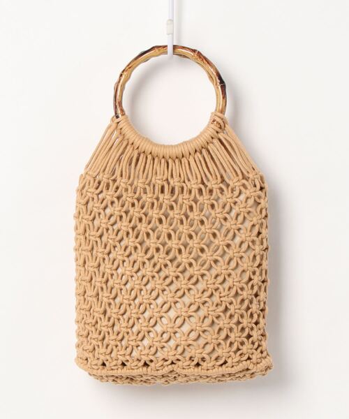 mysty woman（ミスティウーマン）の「ネットイン巾着バッグ 948430（ショルダーバッグ・レディース・ベージュ/オフホワイト・FREE）」の15枚目の写真