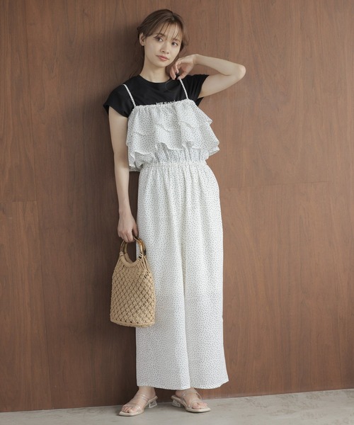 mysty woman（ミスティウーマン）の「ネットイン巾着バッグ 948430（ショルダーバッグ・レディース・ベージュ/オフホワイト・FREE）」の13枚目の写真