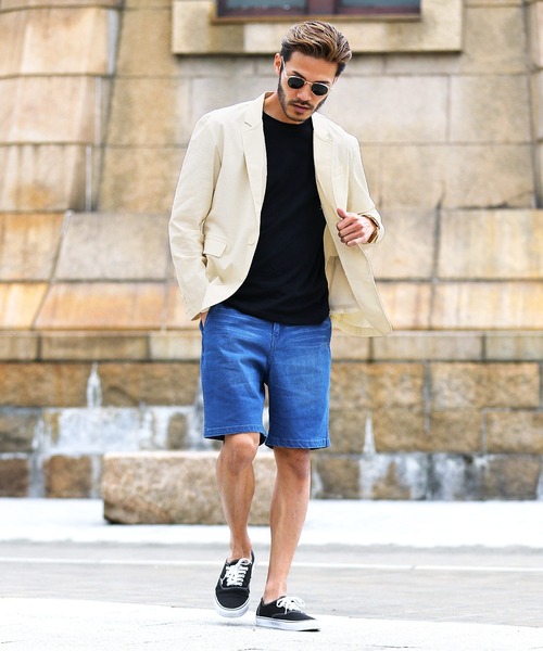 roshell（ロシェル）の「綿麻ストレッチテーラードジャケット（テーラードジャケット・メンズ・ホワイト/カーキ/グレイッシュベージュ/ブラック/ホワイト系その他/ネイビー/ブルー系その他・X-LARGE/LARGE/MEDIUM）」の22枚目の写真