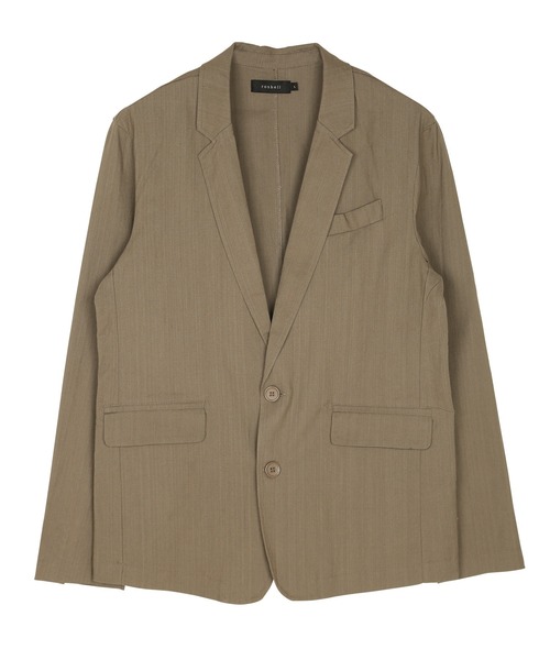 roshell（ロシェル）の「綿麻ストレッチテーラードジャケット（テーラードジャケット・メンズ・ホワイト/カーキ/グレイッシュベージュ/ブラック/ホワイト系その他/ネイビー/ブルー系その他・X-LARGE/LARGE/MEDIUM）」の20枚目の写真