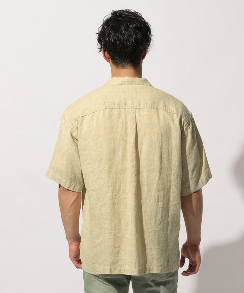 BAYFLOW（ベイフロー）の「リネンシャツ　S/S（シャツ/ブラウス・メンズ・ホワイト/クリーム/チャコール・MEDIUM/LARGE）」の19枚目の写真