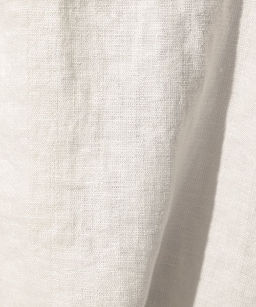 BAYFLOW（ベイフロー）の「リネンシャツ　S/S（シャツ/ブラウス・メンズ・ホワイト/クリーム/チャコール・MEDIUM/LARGE）」の15枚目の写真