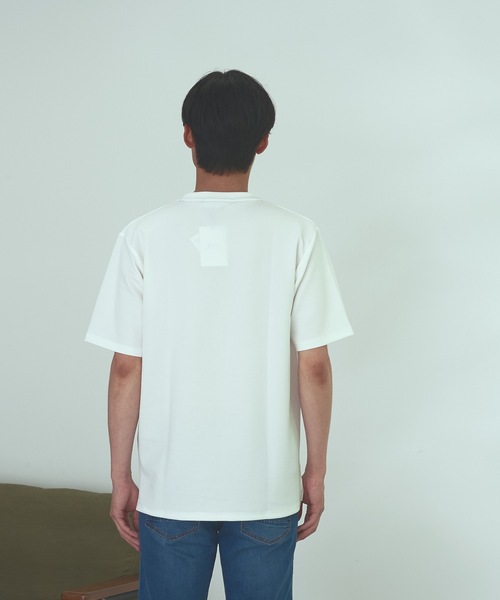 Blue Standard (ブルースタンダード)の「【BLUE STANDARD】速乾 制菌 防臭 快適 シワになりにくい ドライワッフルポケTシャツ(Tシャツ/カットソー・メンズ・ホワイト/オフホワイト/ブルー系その他/ネイビー・LARGE/MEDIUM/X-LARGE)」の17枚目の写真