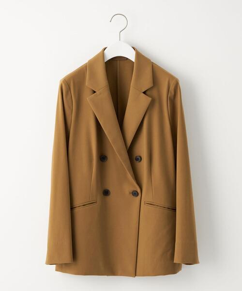 GREEN LABEL RELAXING【美品】 ダブル チェック ブラウン green label relaxing（グリーンレーベルリラクシング）の