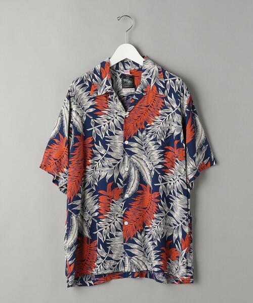 KONABAY HAWAII（コナベイハワイ）の「【別注】 ＜KONABAY HAWAII （コナベイ ハワイ）＞ LEAVES ALOHA/シャツ（シャツ/ブラウス・メンズ・ネイビー/ケリー・SMALL/MEDIUM/LARGE）」の2枚目の写真