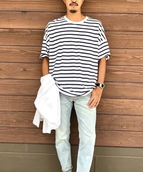 GAP（ギャップ）の「ベーシック 無地 ウルトラソフト 半袖Tシャツ（Tシャツ/カットソー・メンズ・ホワイト/ライトグレー/ネイビー/イエロー/ブラック/その他/ブルー系その他/オレンジ/ピンク/ターコイズブルー/ライトイエロー/コーラル/ベージュ・XS/S/M/L/XL/XXS）」の8枚目の写真