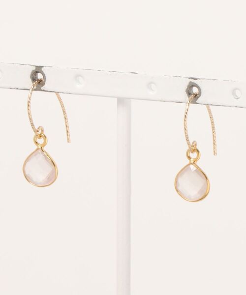 NOIR DE POUPEE（ノワールドプーペ）の「【WEB限定】K14GF 天然石 ピアス（ピアス（両耳用）・レディース・グレー/ピンク系その他3/ピンク/イエロー/ブラック/クリア/ホワイト/グリーン/ブルー/パープル/グリーン系その他2/ブラウン/ピンク系その他2/ブルー系その他/グリーン系その他3・FREE）」の20枚目の写真