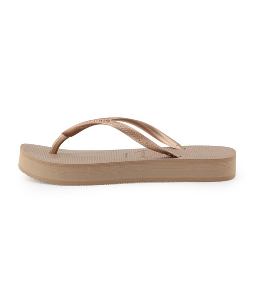 havaianas(ハワイアナス)の「【WEB限定】【havaianas】ハワイアナス SLIM FLATFORM(サンダル・レディース・ブラック/ゴールド系その他・23.0cm/24.0cm)」の5枚目の写真
