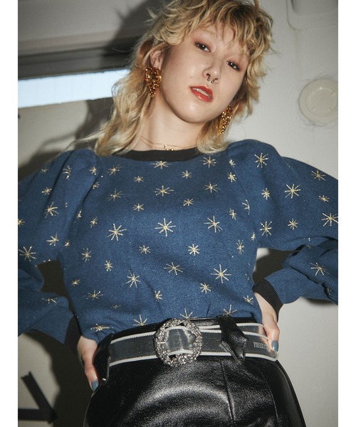 PAMEO POSE（パメオポーズ）の「Heavenly Belt（ベルト・レディース・ブラック/シルバー/ブルー・FREE）」の21枚目の写真