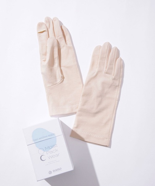 セール モイストパックウェア ハンドパック 手袋 Nano Universe ナノユニバース のファッション通販 Zozotown