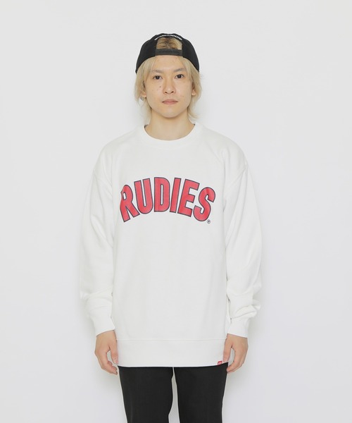 RUDIE'S(ルーディーズ)の「PHAT CREW SWEAT(スウェット・メンズ・グレー/ホワイト/ブラック・L/XXL/M/S/XL)」の1枚目の写真