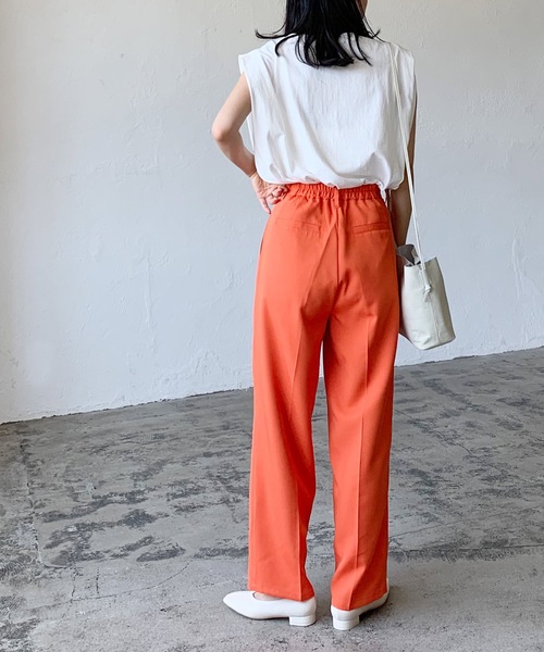 LIAN(リアン)の「カラートラウザーパンツ(その他パンツ・レディース・グリーン/ピンク/レッド/オレンジ・FREE)」の19枚目の写真