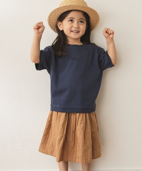 FORK&SPOON（フォークアンドスプーン）の「FORK&SPOON　スムースショートスリーブTシャツ(KIDS)（Tシャツ/カットソー・キッズ・ネイビー/グリーン系その他・90/120/105/135）」の7枚目の写真