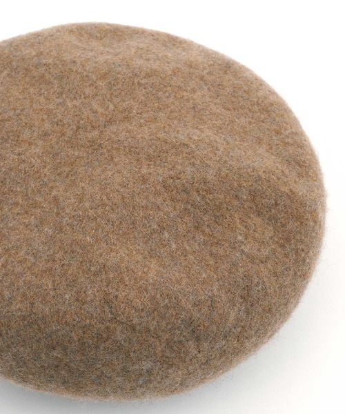 POU DOU DOU（プードゥドゥ）の「パイピングバスクベレー（ハンチング/ベレー帽・レディース・ブラック/ネイビー/キャメル・8）」の11枚目の写真