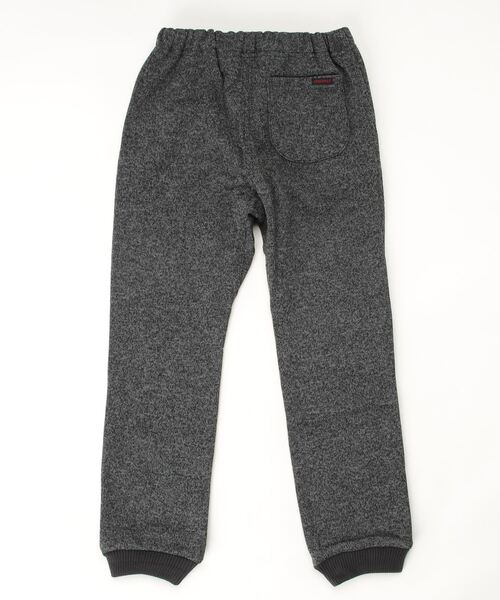 Gramicci（グラミチ）の「【GRAMICCI / グラミチ】BONDING KNIT FLEECE KIDS RIB PANTS | ボンディングニットフリースキッズリブパンツ（スウェットパンツ・キッズ・ヘザーチャコール/ヘザーグレー/ダークブラウン/オートミール/ブラック・150cm/140cm）」の6枚目の写真