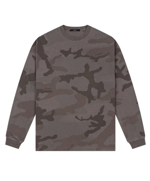 STAMPD（スタンプド）の「【STAMPD】CAMO PALM RELAXED LS TEE（Tシャツ/カットソー・メンズ・グリーン系その他/グリーン系その他2・M/L）」の2枚目の写真