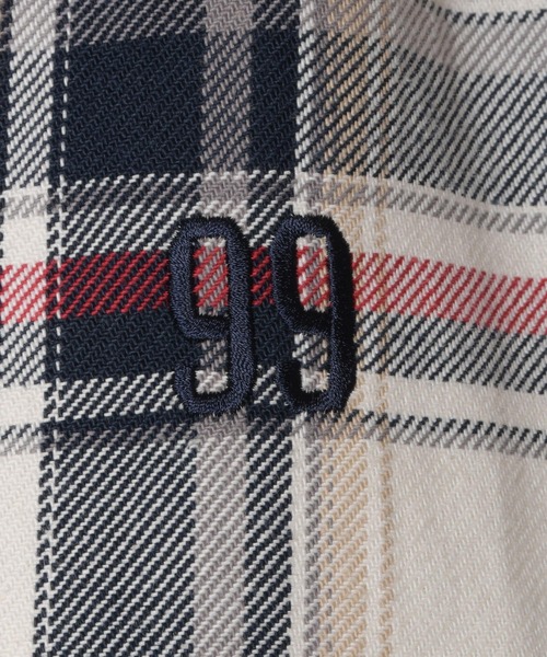 Back Channel（バックチャンネル）の「CHECK WORK SHIRT（シャツ/ブラウス・メンズ・レッド/ホワイト/ブルー・MEDIUM/X-LARGE/LARGE）」の8枚目の写真