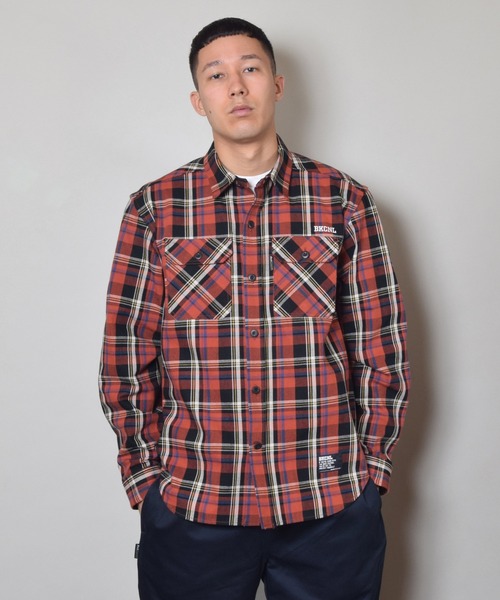 Back Channel（バックチャンネル）の「CHECK WORK SHIRT（シャツ/ブラウス・メンズ・レッド/ホワイト/ブルー・MEDIUM/X-LARGE/LARGE）」の13枚目の写真