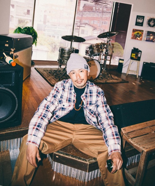 Back Channel（バックチャンネル）の「CHECK WORK SHIRT（シャツ/ブラウス・メンズ・レッド/ホワイト/ブルー・MEDIUM/X-LARGE/LARGE）」の6枚目の写真