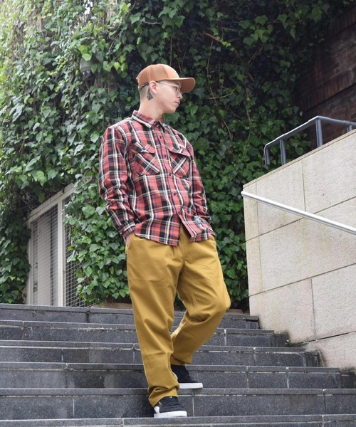Back Channel（バックチャンネル）の「CHECK WORK SHIRT（シャツ/ブラウス・メンズ・レッド/ホワイト/ブルー・MEDIUM/X-LARGE/LARGE）」の7枚目の写真