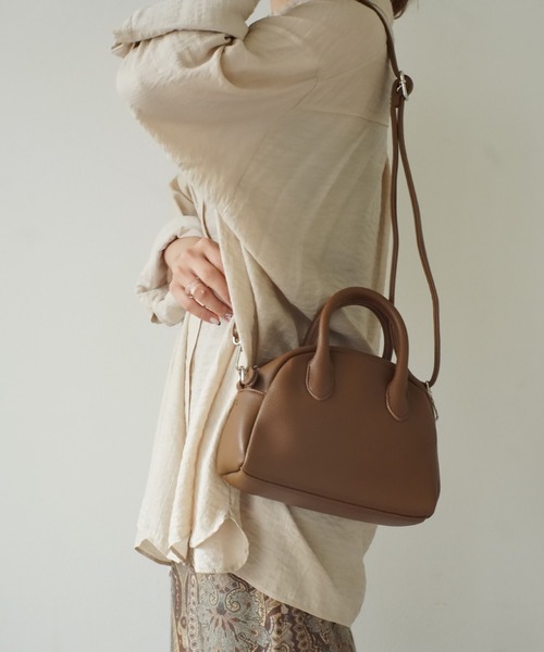 Port(ポート)の「<WEB限定> antique andico ミニボストン バッグ #(ボストンバッグ・レディース・ブラック/ブラウン/グレイッシュベージュ/アイボリー・FREE)」の9枚目の写真