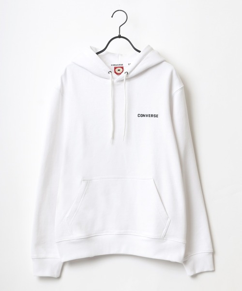 CONVERSE（コンバース）の「CONVERSE/コンバース ロゴ サガラ ワンポイント刺繍 スウェット レディース メンズ トレーナー パーカー（パーカー・メンズ・ホワイト/ブラック/グレー/ダークパープル/ブルーグリーン/ダークベージュ/ブルー系その他/ブラック系その他/ベージュ系その他/レッド系その他/ホワイト系その他/グレー系その他/ブルー系その他2/ピンク/ダークグリーン/サックスブルー/ベージュ系その他2/グリーン系その他/オートミール・LL/M/L）」の20枚目の写真