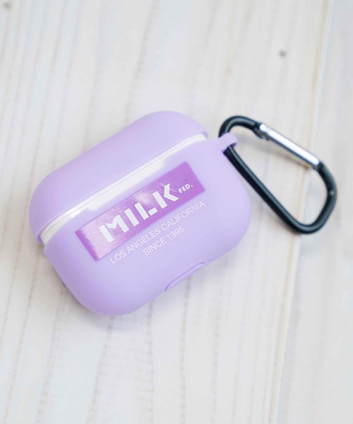 MILKFED.(ミルクフェド)の「AIRPODS PRO CASE(スマホグッズ・レディース・ホワイト/レッド/ライトパープル/ライトピンク/ブラック・ONE SIZE)」の1枚目の写真