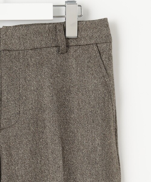 J.PRESS Ladies（J.プレス レディス）の「【セットアップ対応】ウールストレッチツイード ストレート パンツ（その他パンツ・レディース・ダークブラウン系/グレー系・XS/XXS/S）」の9枚目の写真