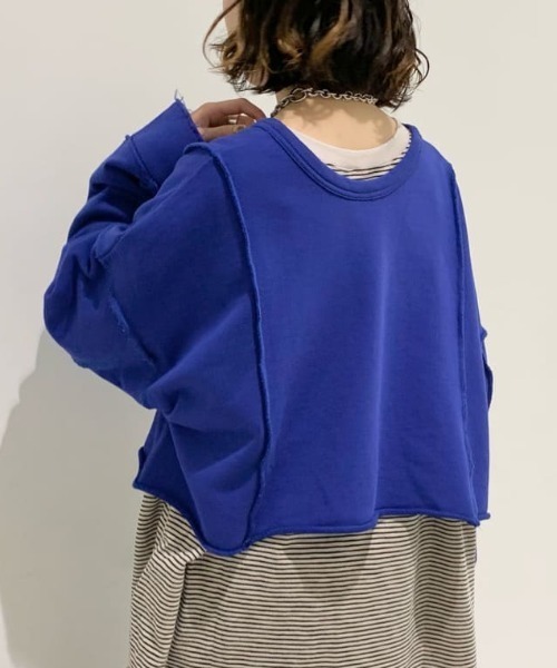 CIAOPANIC(チャオパニック)の「アウトリンキング2WAYショートカーディガン(カーディガン/ボレロ・レディース・ブラック/ブラウン/オフホワイト/ブルー・FREE)」の4枚目の写真