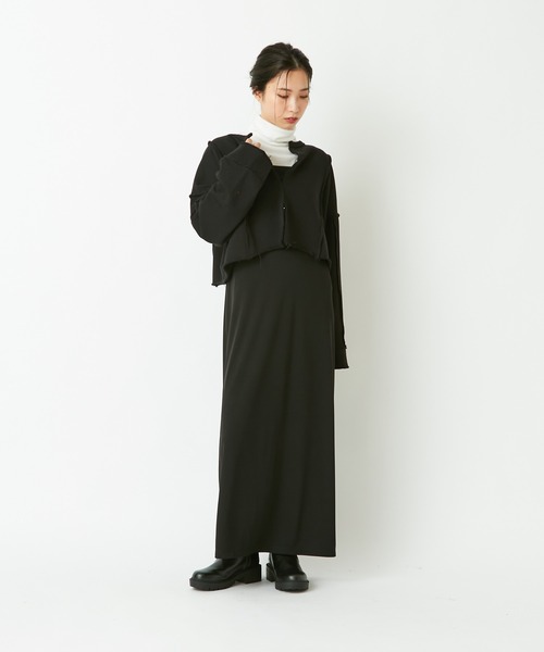 CIAOPANIC(チャオパニック)の「アウトリンキング2WAYショートカーディガン(カーディガン/ボレロ・レディース・ブラック/ブラウン/オフホワイト/ブルー・FREE)」の19枚目の写真